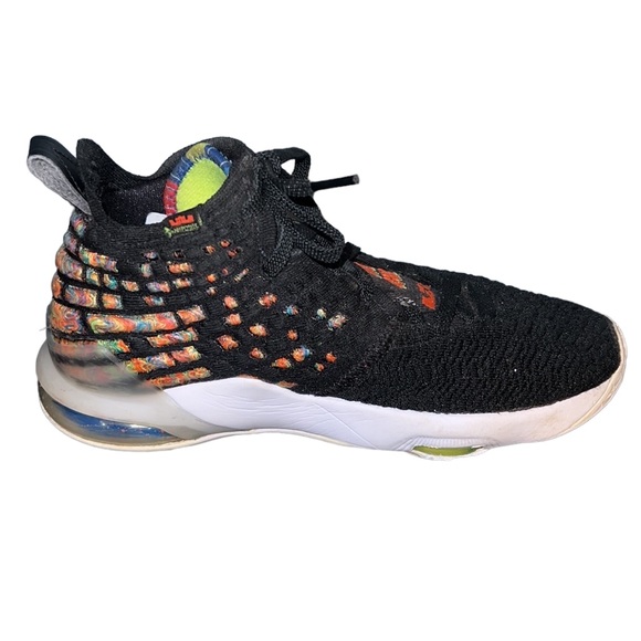 Men’s Nike Air Zoom James Lebron 17 James Gang Multicolored Basketball Shoe - Picture 5 of 11